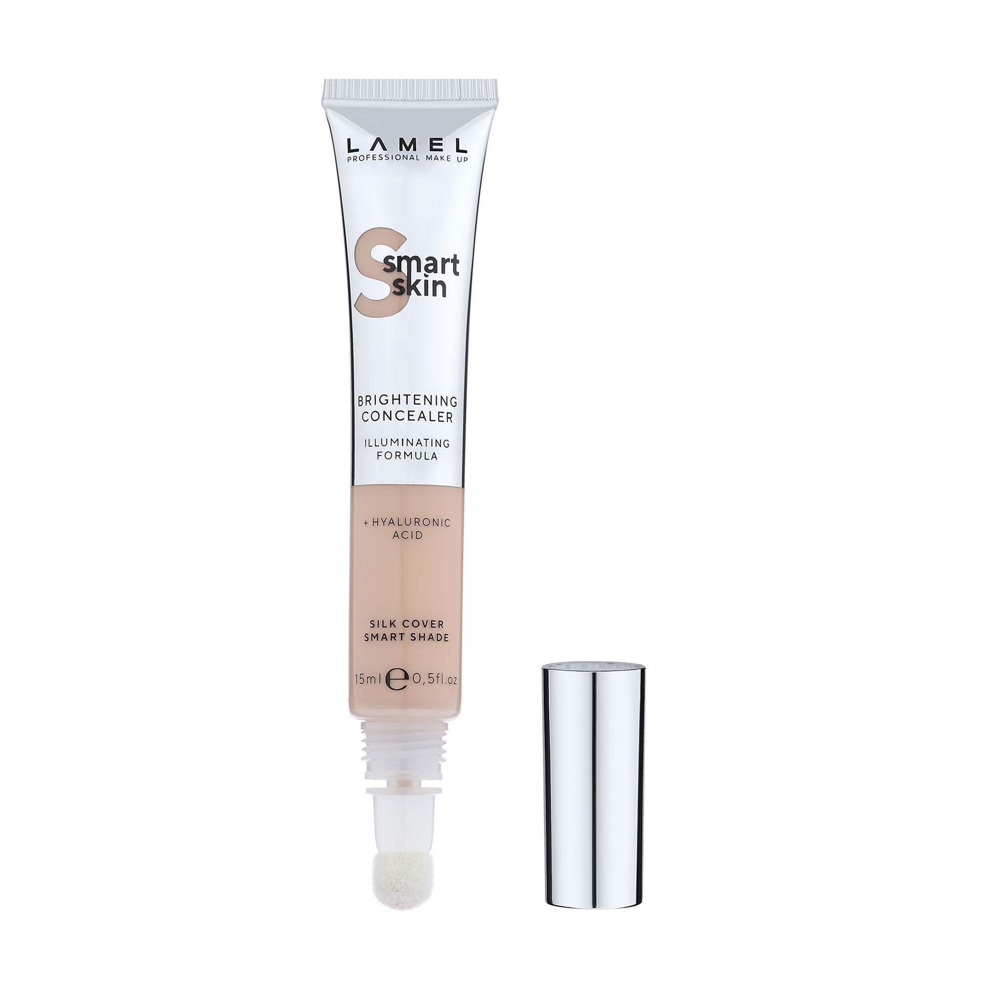 Консилер для обличчя LAMEL Make Up Smart Skin Brightening Concealer зі світловідбивними частинками, 402, 15 мл
